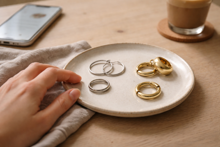 Guld vs. stål: sådan finder du smykker der ikke giver allergi