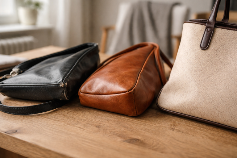 Står du også og vakler mellem “læder” og “læder-look” taske?