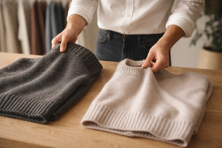 Uld vs akryl: 5 hurtige tjek der afslører god kvalitet i strik