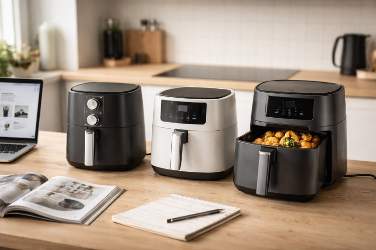 Airfryer: sådan vælger du den rigtige (størrelse, watt, funktioner og pris)