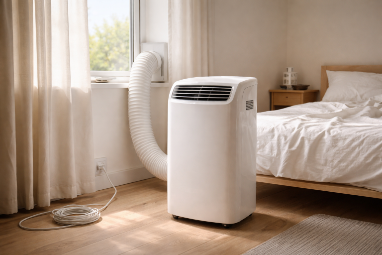 Mobil aircondition - sådan vælger du den rigtige (BTU, m², støj, aftræk og strømforbrug)