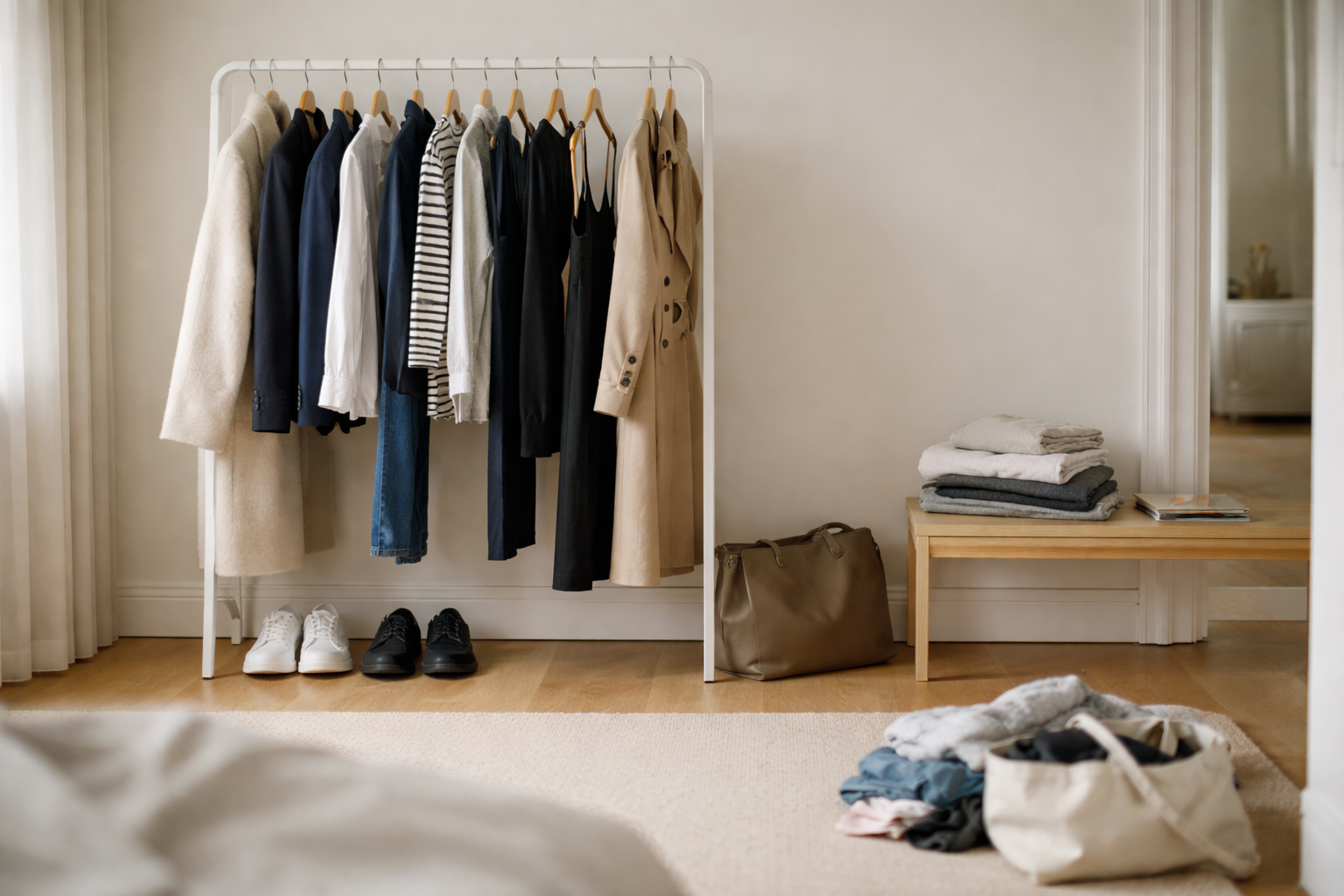 Capsule wardrobe: sådan bygger du en garderobe med færre, bedre stykker tøj
